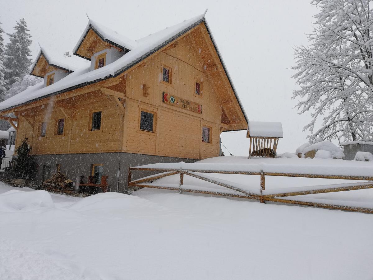 Koca Na Talezu Bed & Breakfast Ribno Bagian luar foto
